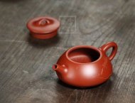 《小石瓢》宜興紫砂壺實(shí)力派藝人手工茶壺朱泥大紅袍石瓢