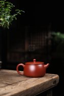 《玉潤》宜興紫砂壺助理工藝美術師純手工大紅袍泡茶壺茶具