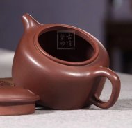 《牛蓋蓮子》宜興紫砂壺高級工藝美術(shù)師手工拼紫泥牛蓋蓮子茶壺茶具