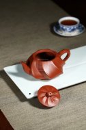 《炫》宜興紫砂壺創(chuàng)新壺工藝美術師手工大紅袍泡茶壺禮品
