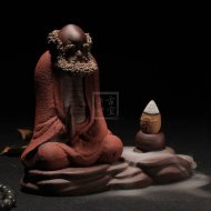 《紫砂達(dá)摩倒流香爐擺件》宜興紫砂紫砂壺純手工茶壺茶具