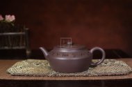 《大口壺》宜興紫砂壺助理工藝美術師手工刻繪茶壺茶具紫泥