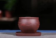 《天時(shí)地利》紫砂壺宜興高級(jí)工藝美術(shù)師手工底槽青茶壺茶具