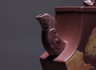 《山水龍泉》宜興紫砂壺純手工高級工藝美術師底槽青茶具