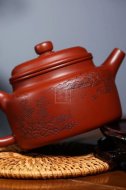 《德鐘》宜興大紅袍紫砂壺全手工茶壺工藝美術師老師德鐘