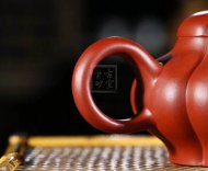 《菱韻花香》宜興紫砂菱花壺手工高級工藝美術師泡茶壺茶具大紅袍