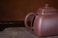 《墩方》宜興紫砂壺工藝美術(shù)師純手工紫泥漢方茶壺紫砂茶具