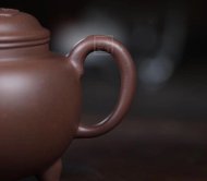 《大彬如意》宜興實力派藝人工紫砂壺段泥茶壺茶具