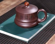 《鴻運當頭紫砂杯》