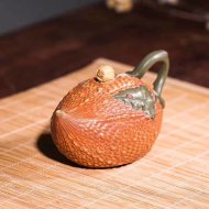 《金鈴子》宜興紫砂壺段泥高級工藝美術師手工茶壺茶具