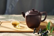《松風(fēng)煮茗》宜興紫砂壺茶壺高級(jí)工藝美術(shù)師手工紫泥