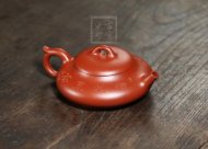 《扁玉》宜興紫砂壺助工純手工制100目朱泥收藏實(shí)用