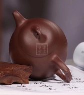 《秦權》紫砂壺純手工秦權宜興拼紫泥紫砂泥泡茶壺茶具