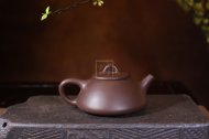 《子冶石瓢》宜興紫砂壺石瓢助理工藝美術師手工紫砂壺紫泥泡茶壺茶具