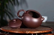《竹節西施》宜興紫砂壺工藝美術師純手工紫泥茶壺全手工西施紫砂壺