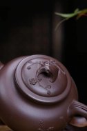 《報春》宜興助理工藝美術師手工紫砂壺紫泥料茶壺報春茶具