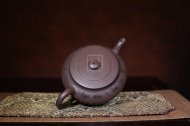 《大口壺》宜興紫砂壺助理工藝美術師手工刻繪茶壺茶具紫泥