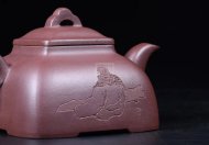 《觚棱》宜興純高級工藝美術師全手工紫泥紫砂壺茶具