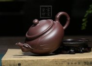 《禪竹壺》宜興紫砂壺助理工藝美術師手工名家家用禮品茶具套裝紫泥