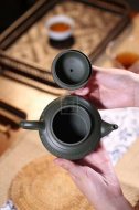 《心經(jīng)笑櫻》宜興紫砂壺工藝美術(shù)師手工頂級(jí)民國(guó)綠泡茶壺禮品笑櫻