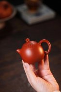 《龍蛋》宜興紫砂壺實力派名家手工朱泥龍旦茶壺具