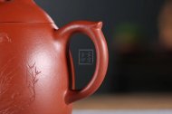 《秦權(quán)》宜興紫砂壺工藝美術(shù)師純手工大紅袍中壺茶具泡茶壺秦權(quán)
