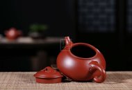 《如意》宜興紫砂壺全手工工藝美術師茶具純泡茶壺大紅袍石瓢