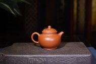 《掇只》宜興紫砂壺掇只助理工藝美術師手工泡茶壺茶具朱泥